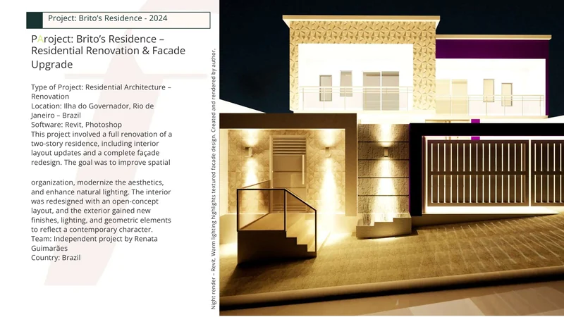 Brito Residence — original portfolio board, page 5.
